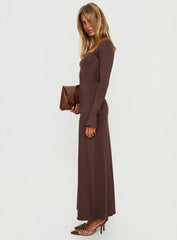 Dalzine Maxi Dress Chocolate