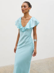 Adina Midaxi Dress - Seaspray Blue