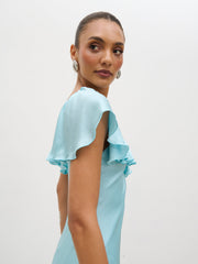 Adina Midaxi Dress - Seaspray Blue