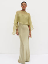 Alaia Organza Cape - Olive