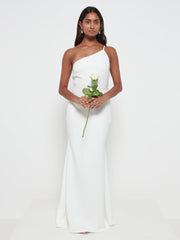 Amelia Crepe Maxi Dress - Ivory