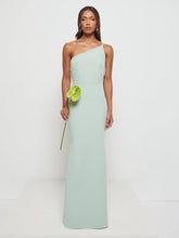 Amelia Crepe Maxi Bridesmaid Dress - Sage