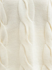 Atlantic Chunky Cable Knit Jumper - Cream