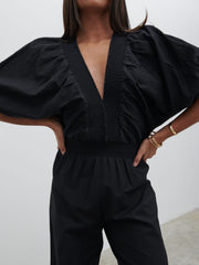 Bailey Cut Out Jumpsuit - Black