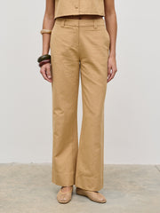 Blair Linen Trousers - Camel