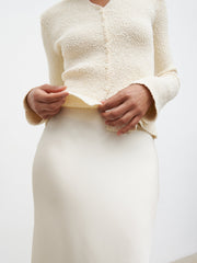 Breya Maxi Skirt - Oyster