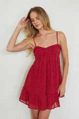 Cleo Babydoll Mini Dress