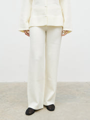 Ellice Knit Trousers - Cream