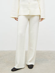 Ellice Knit Trousers - Cream