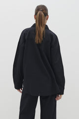 Emery Boxy Shirt - Black