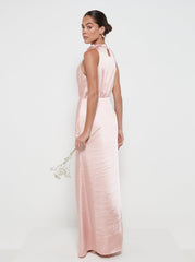 Farrah Maxi Bridesmaid Dress - Matte True Blush