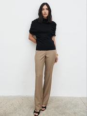 Hailee Slim Fit Trousers - Taupe