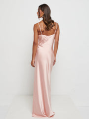 Keisha Maxi Bridesmaid Dress - Matte True Blush