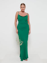 Keisha Chiffon Maxi Bridesmaid Dress - Emerald
