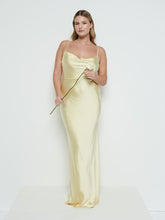 Keisha Bridesmaid Maxi Dress - Lemon