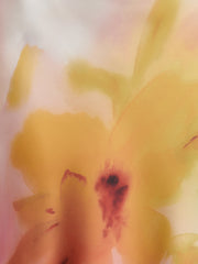 Keisha Scarf Maxi Dress - Pink and Yellow Ochre Floral