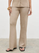 Kourtney Knit Trousers - Taupe