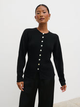 Kyle Fitted Knit Cardigan - Black