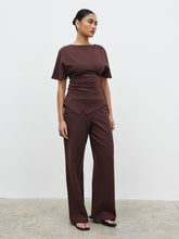 Marni Straight Leg Jersey Trousers - Brown