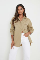 Max Utility Shirt - Pale Olive Grey