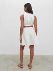 Melody Cut Out Mini Dress - Cream