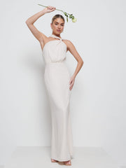 Milly Chiffon Bridesmaid Dress - Champagne