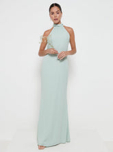 Odelle Chiffon Maxi Bridesmaid Dress - Sage
