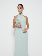 Odelle Chiffon Maxi Bridesmaid Dress - Sage