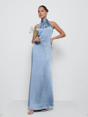 Odelle Maxi Bridesmaid Dress - Dusty Blue