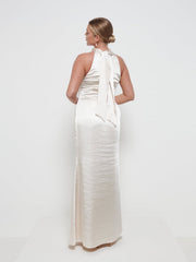 Odelle Maxi Bridesmaid Dress - Matte Champagne