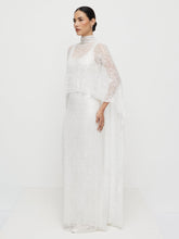 Palma Embellished Cape - Ivory