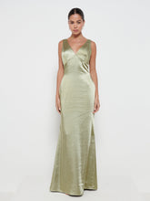 Piper Maxi Bridesmaid Dress - Matte Olive