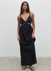 Ramona Cut Out Maxi Dress - Black