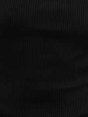 Reese Bandeau Knit Top - Black