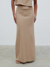 Reese Midaxi Knit Skirt - Beige