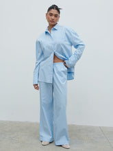 Ryleigh Cotton Trousers - Light Blue