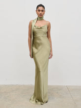 Keisha Maxi Bridesmaid Dress - Matte Olive