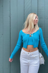 Marina Ribbed Cami Crop Top