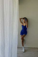 Oasis Lace Up Mesh Mini Dress