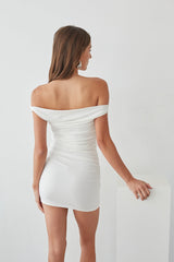 Saphira Ruched Bodycon Mini Dress