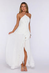 Beyond Style Maxi Dress Ecru