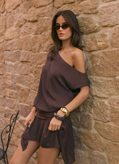 Wicked Love Mini Dress - Chocolate