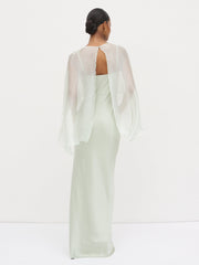 Alaia Organza Cape - Sage