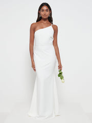 Amelia Crepe Maxi Dress - Ivory