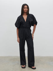 Bailey Cut Out Jumpsuit - Black