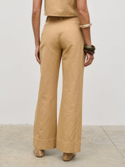 Blair Linen Trousers - Camel