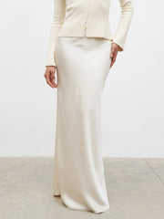 Breya Maxi Skirt - Oyster