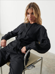 Brooke Belted Jumpsuit - Black