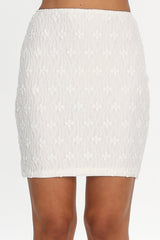 Landrea Lace Skirt White