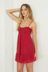 Cleo Babydoll Mini Dress